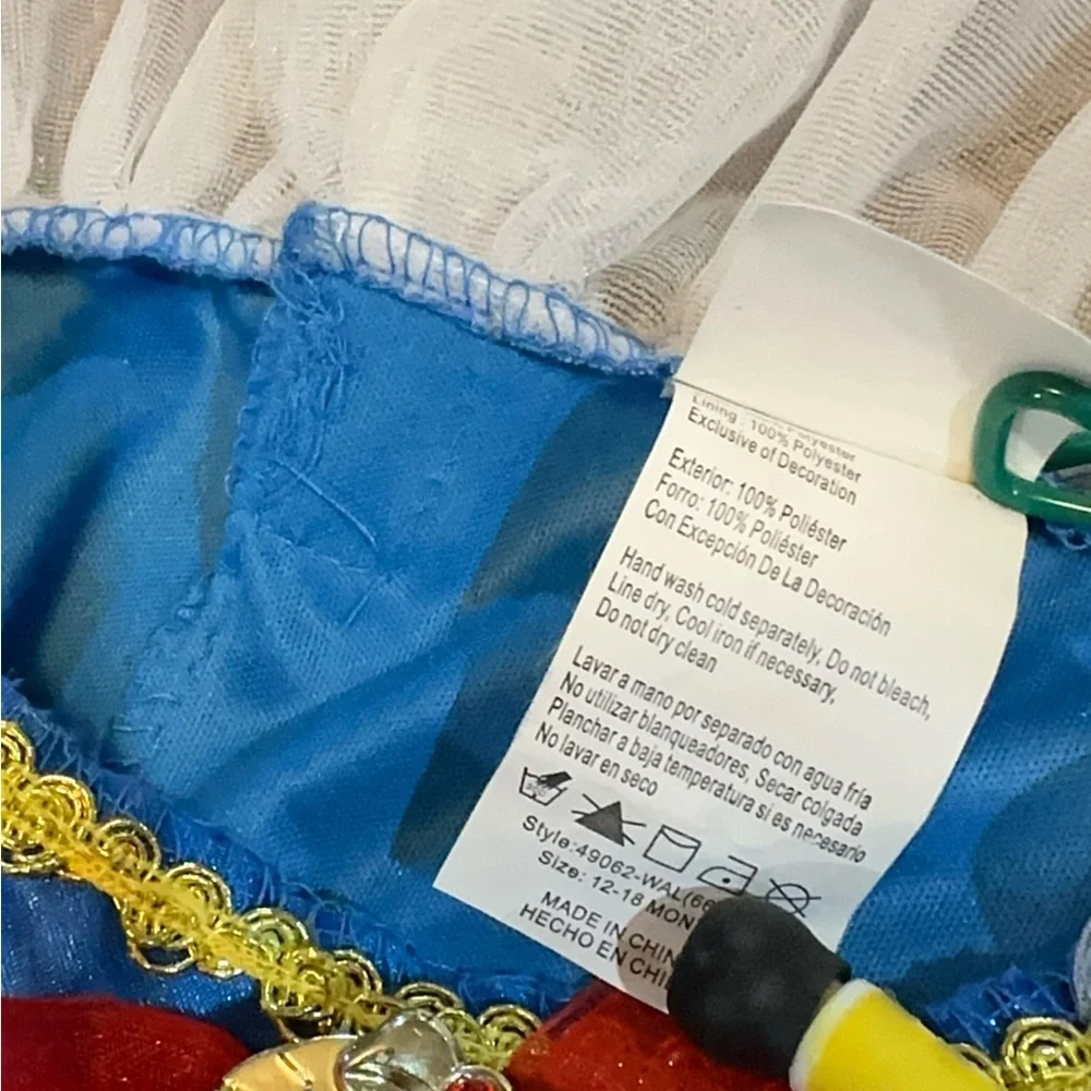 Disney Princess Snow White Costume Dress – Toddler 12–18 Months‎ - Picture 7 of 15